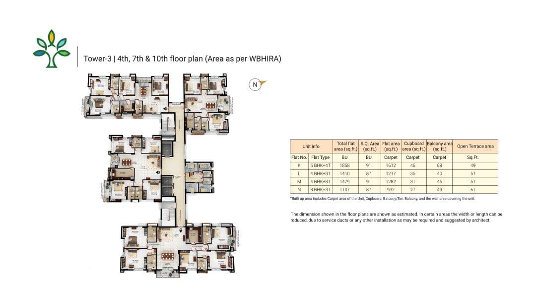 Merlin Elements tower 2 floor Plan 