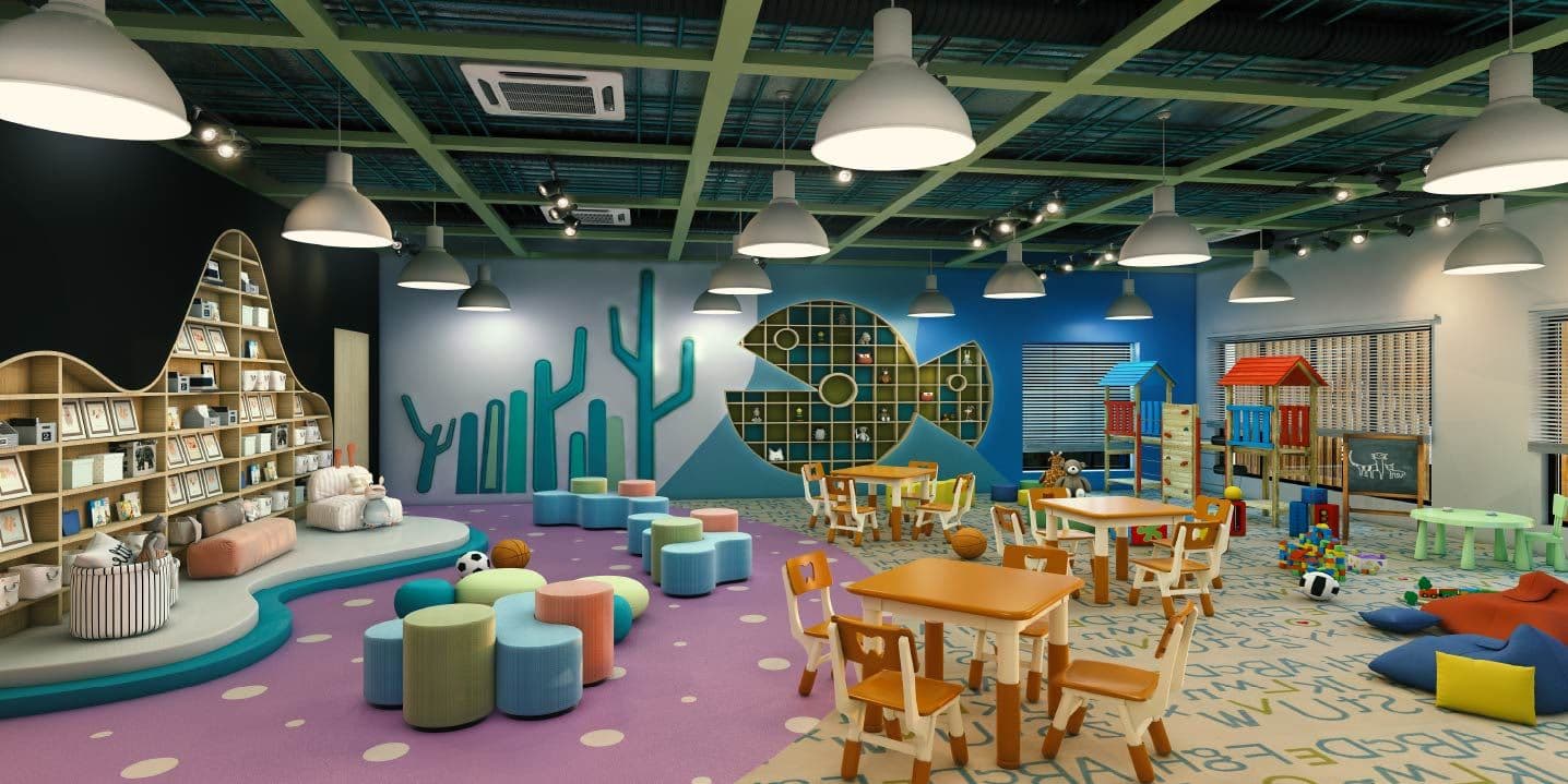 merlin lakescape kids area