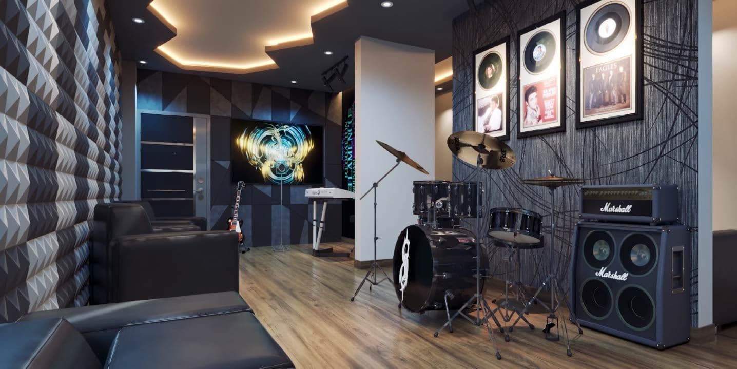 Merlin Rise- music room