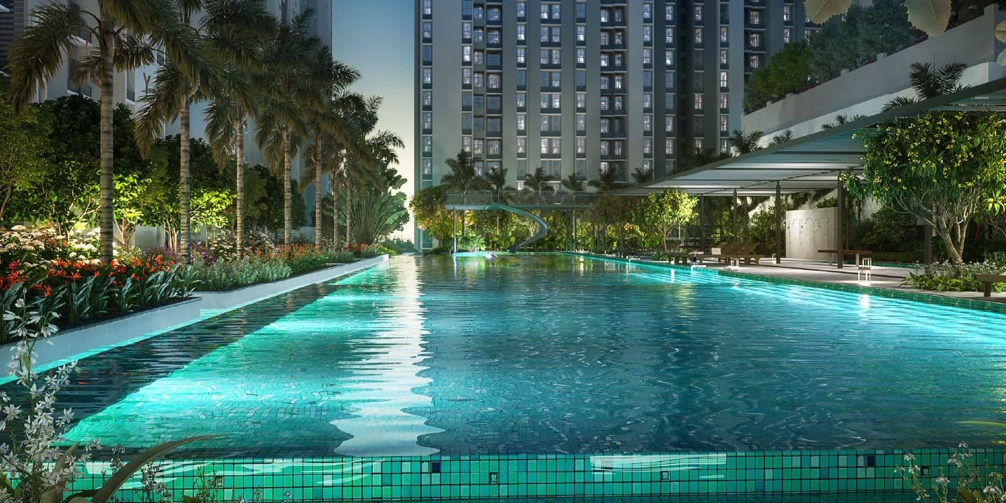 Merlin Rise- Pool view