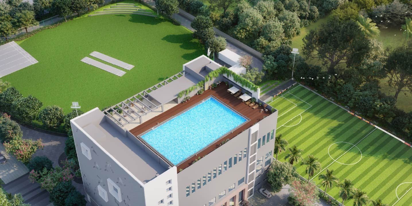 Merlin Rise- Terrase Pool view